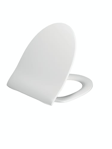 Pressalit Spira 956 toiletsæde soft close/fast beslag hvid - 1