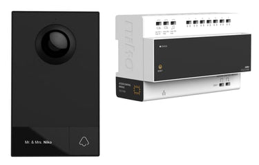 Videokit 2-tråds med controller og ekstern enhed til overflademontering 1 klokkeknap - 1