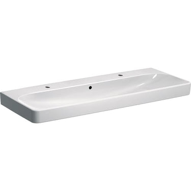 Geberit Smyle håndvask 1200x165x480mm t/møbel/bolt hvid porcelæn KeraTect 500.253.01.8 - 1