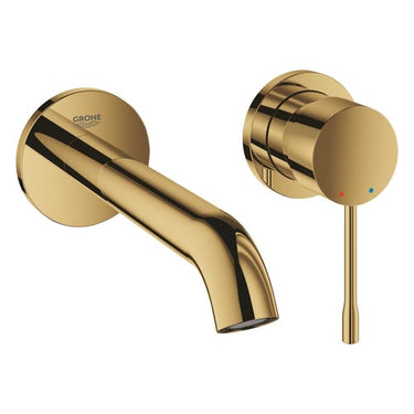 GROHE Essence New etgrebs håndvaskarmatur 1/2/183 mm tud/væg poleret Cool Sunrise messing - 1
