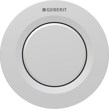Geberit type 01 fjernbetjent skyllestyring pneumatisk enkeltskyl mat krom - 1