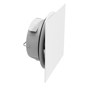 Lindab Airy frontplade kvadratisk AIRYFP-SQUA 100 mm RAL9003 - 1