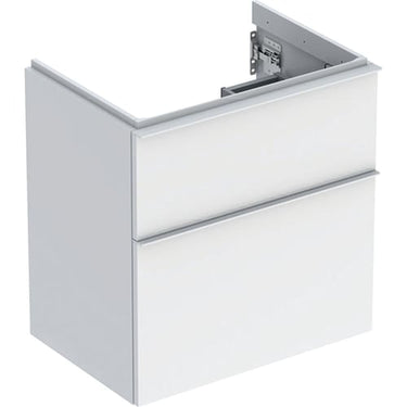 Geberit Icon vaskeskab 592 x 416 x 615 mm 2 skuffer hvid højkomprimeret trelags-spånplade lakeret blankpoleret - 1