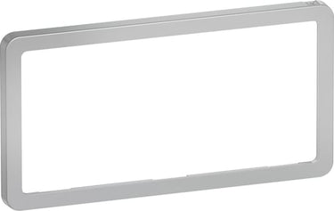 LK FUGA SLIM designramme stål for 2 moduls indsatse stål - 1