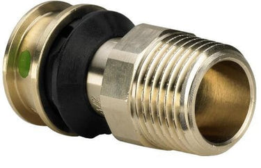 Raxofix overgang 16 x 1/2" muffe/nippel rødgods - 1