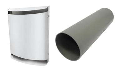Bosch yderskærm og kanal hvid metal LRE160W - 1