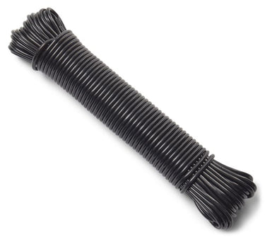 Tøjsnor sort 3 mm 20 meter - 1