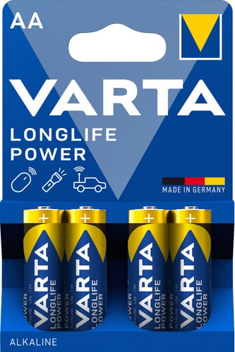 Varta Batteri Longlife Power AA 4 stk - 1