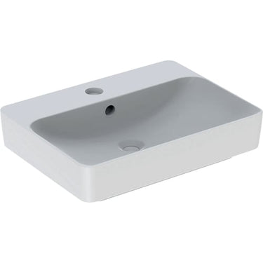 Geberit Variform håndvask 600x158x450mm t/bordpl hvid porcelæn - 1