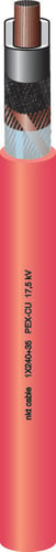 Forsyningskabel PEX-CU 1X25+15 17,5KV Tr500 - 1