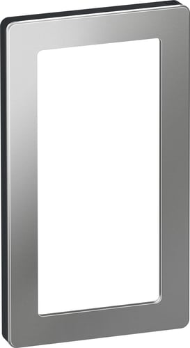 LK FUGA PURE designramme stål for 2-modul indsatse stål - 1