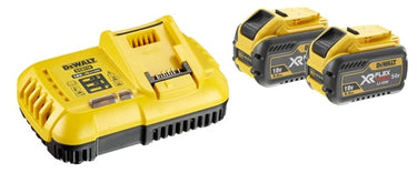 DeWalt XR Flexvolt Hurtiglader m/2x9,0ah - 1