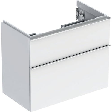 Geberit Icon vaskeskab 740 x 416 x 615 mm 2 skuffer hvid højkomprimeret trelags-spånplade lakeret blankpoleret - 1