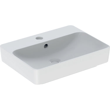 Geberit Variform håndvask 600x158x450mm t/bordpl hvid porcelæn KeraTect - 1