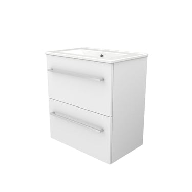 Sanibell Basicline møbelsæt 60x39cm hvid højglans - 1