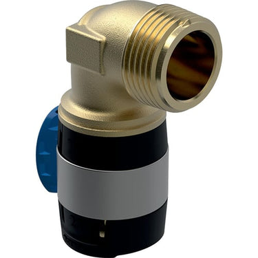 Geberit FlowFit bøjning 90° 20mmx1/2" blyfri rødgods - 1