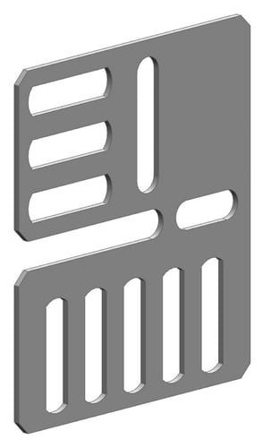 Montagebeslag universal JOKER GLO-4/P31 H60/100 mm galvaniseret - 1