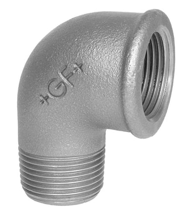 Vinkel 90° sort muffe/nippel 3/8 - 1