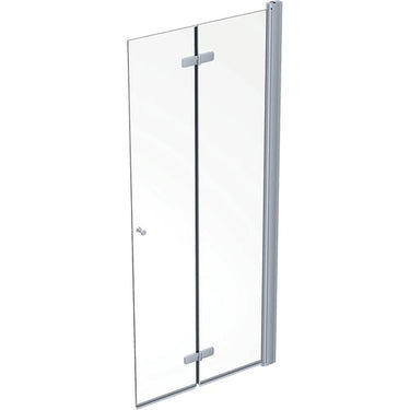 Ifö Showerama foldedør 800 x 2000 mm sølv/klar alu - 1
