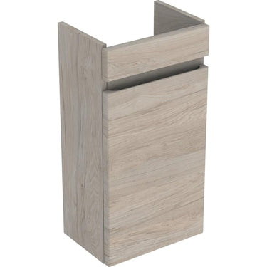 Geberit Renova Plan vaskeskab 310 x 220 x 605 mm 1 låge lys nøddetræ højkomprimeret trelags-spånplade struktureret folie - 1