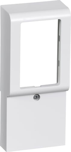 FUGA panelunderlag Softline dæksel 1,5 modul hvid - 1