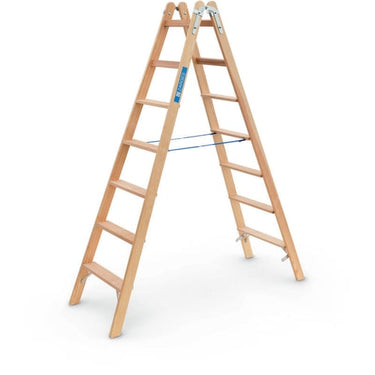 Wienerstige træ dybe trin 2 x 7 trin 1,98 m - 1