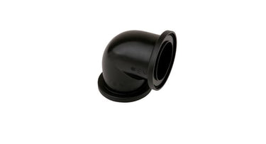 Henco SUPER SIZE bøjning 90° PVDF sort 90/110 mm - 1