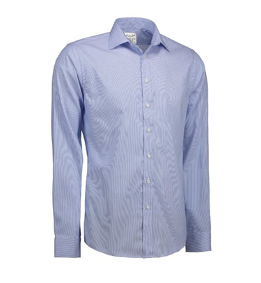 Seven Seas fine twill california slim SS37 lys blå str M - 1