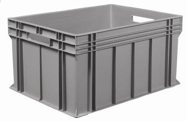 Eurokasse 6440 med håndtagshuller 800x600x415 165L grå - 1
