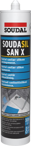 Soudasil San X sanitets silicone Lys grå 300 ml - 1