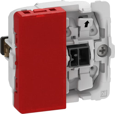 LK FUGA 1-polet afbryder med 5-modul LED lampe 16A uden afdækning - 1
