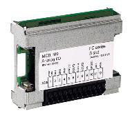 Analog I/O inkl PT1000 og batteri back-up for ur (MCB109) - 1