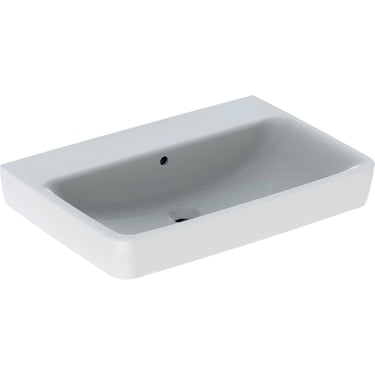 Geberit Renova Plan håndvask 700 x 480 x 185 mm hvid porcelæn KeraTect - 1