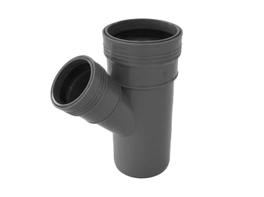 Wafix PP grenrør 45° Ø75 x Ø50 mm grå - 1