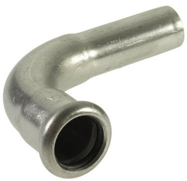 VSH bøjning 90° muffe/nippel 76,1 mm syrefast - 1