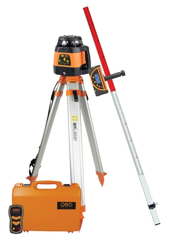 Geo-Fennel Rotationslaser FL 245+ HV m/FR 77 komplet - 1
