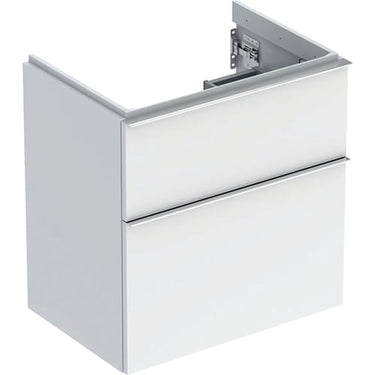 Geberit Icon vaskeskab 592 x 416 x 615 mm 2 skuffer hvid højkomprimeret trelags-spånplade lakeret blankpoleret - 1