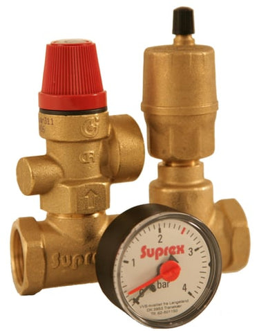 SUPREX samlesæt 3/4"-3/4" 2,5 bar - 1