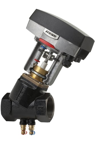 Frese Optima Compact dn40 muffe/muffe p/t med actuator - 1