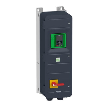 Proces frekvensomformer 30kW 3x400 til 480V IP55 THDi på 44% indbygget afbryder Ethernet & Modbus og power meter - 1