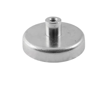 Ferrit pottemagnet Ø32 mm med M4 gevindbøsning (75N) - 1