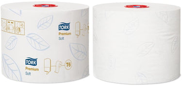 Tork T6 Toiletpapir Soft Mid-size hvid 27 rl a 90m - 1