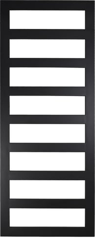 KRISS Sigma håndklædetørrer 1500x600mm matsort (RAL9005) - 1