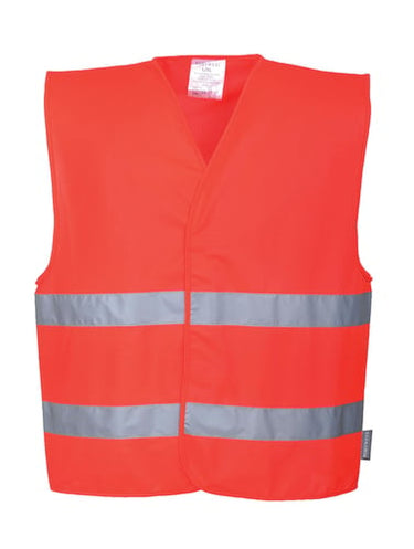 Refleksvest C474 HiViz rød str S/M - 1