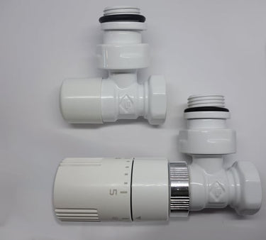 KRISS Skandi First Rum ventilsæt 1/2" vinkelløb hvid - 1