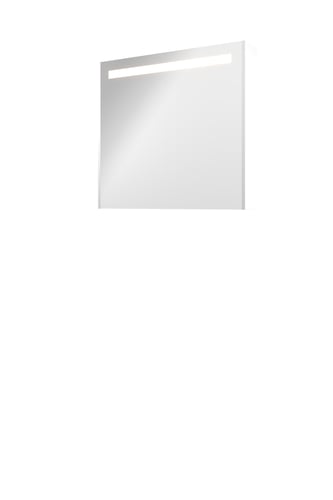 Sanibell Proline spejlskab med LED belysning 80 x 74 cm mathvide sidepaneler - 1