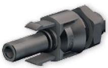 Solar chassis-stik MC4 hun (+) 6mm² - 1