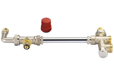 Danfoss RA-K radiatorkobling 1/2" ligeløb 2 strengs - 1