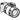 Geberit FlowFit overgang 20 x 21 mm t/Compact blyfri siliciumbronze - 3