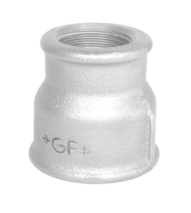 Formmuffe galvaniseret reduktion 1 1/2 x 1 1/4 - 1